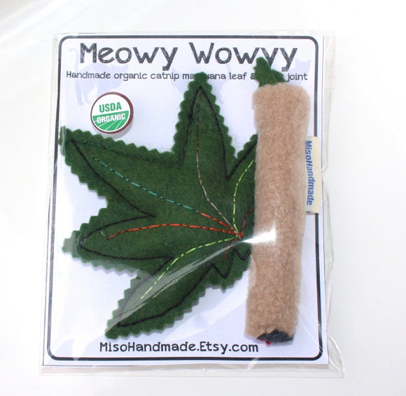 Miso Marijuana & Joint Catnip Toy