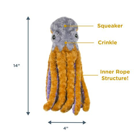 Tall Tails Rope Octopus