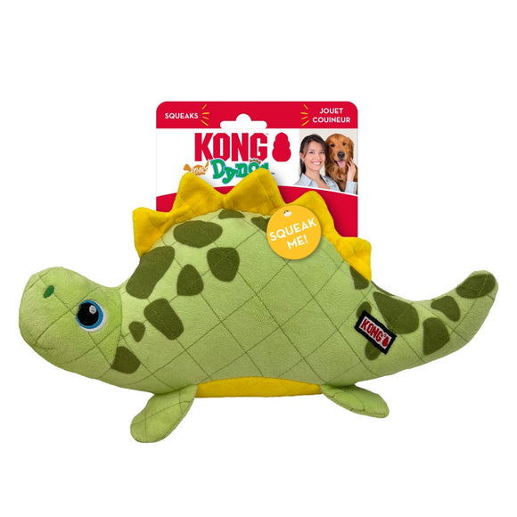 Kong Dynos Roars Green Dog Toy