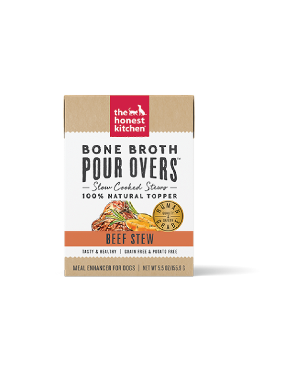 Honest Kitchen Pour Over Bone Broth Beef 5.5oz