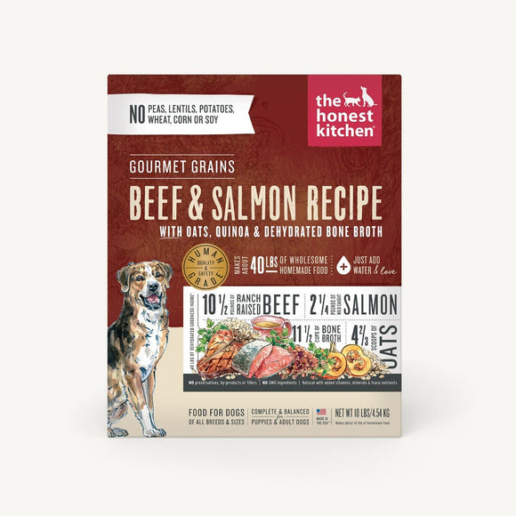Honest Kitchen Gourmet Grain Beef Salmon