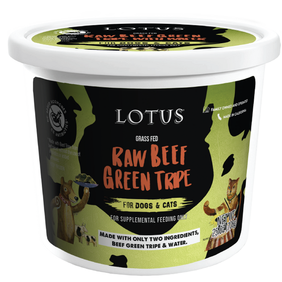Lotus Dog/Cat Raw Green Tripe