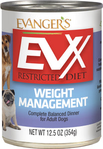Evanger's EVx Restricted Diet Weight Management Wet Dog Food 12.5oz