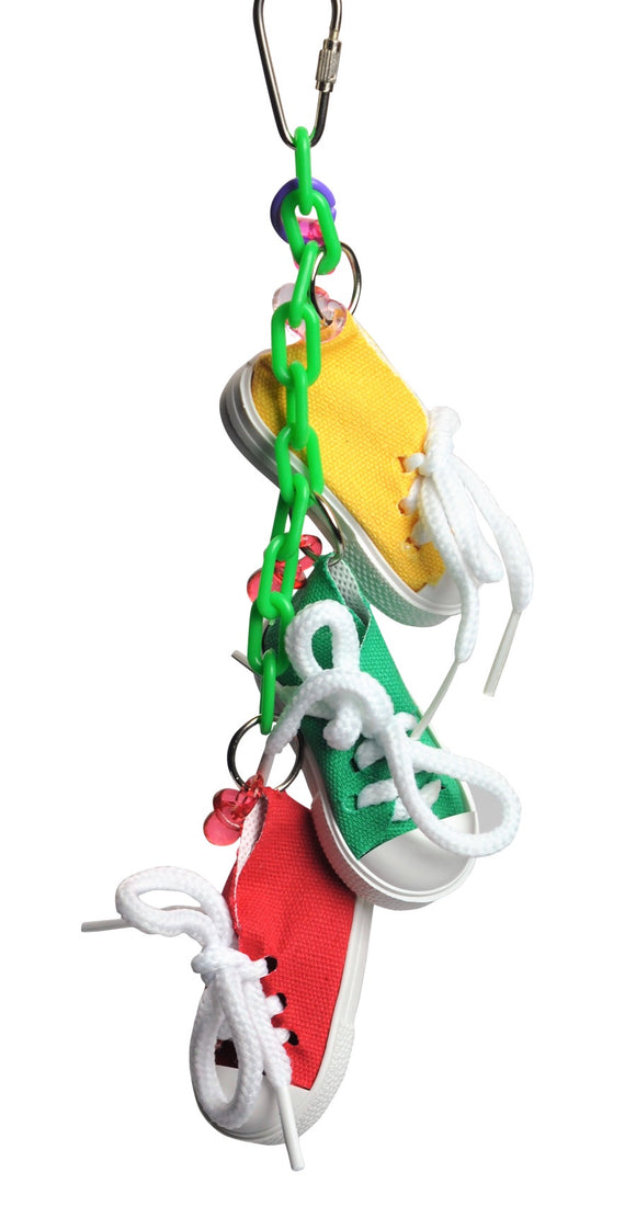 A&E Cages Happy Beaks Sneakers on Line Toy