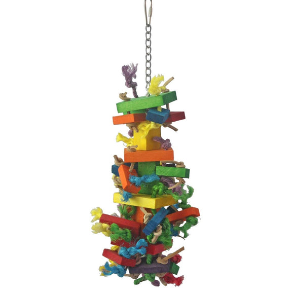 A&E Cages Happy Beaks Cluster Blocks Bird Toy