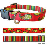 Yellow Dog Holiday Paisley Collar