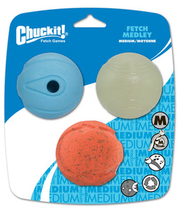 ChuckIt Fetch Medley 3 Pack
