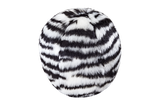 Fluff & Tuff Zebra Ball Large Squeakerless